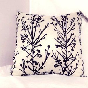 Custom Black and White design pillow